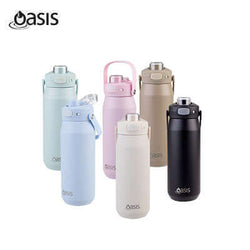 Oasis Ceramic Stainless Steel Triple Wall Capri Quick Release Drink Bottle 750ML Corporate Gifts Singapore
