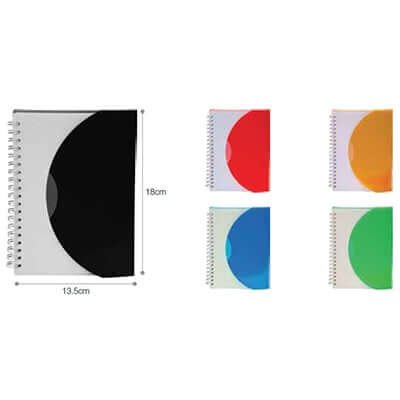 A5 Size Plastic Cover Notebook Corporate Gifts Singapore