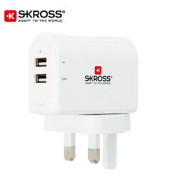 SKROSS 2 Port USB Charger - UK Corporate Gifts Singapore