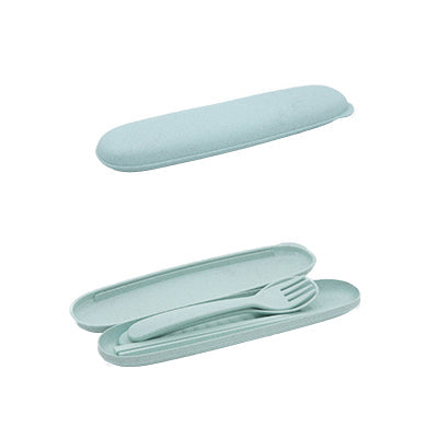 Eco Friendly Wheat Straw Portable Travel Cutlery Set Corporate Gifts Singapore