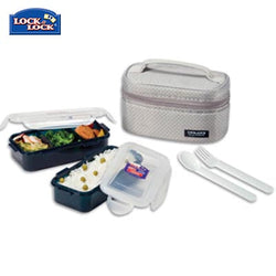 Lock & Lock 2-tier BPA Free Lunch Box with Cutlery Corporate Gifts Singapore