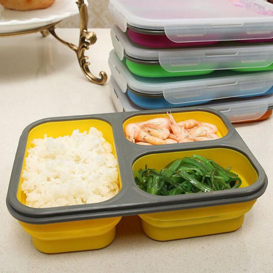 Silicone Collapsible Portable Lunch Box Corporate Gifts Singapore