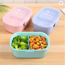 Eco Wheat Straw Food Container with Compartment Corporate Gifts Singapore