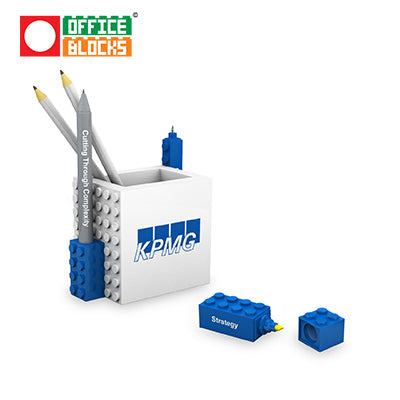 Office Blocks 4 in 1 Pen Pot Stationery Set Corporate Gifts Singapore