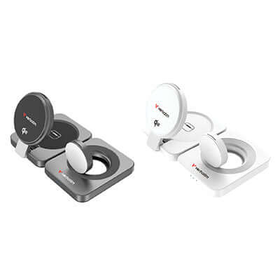Verbatim 3-in-1 Qi2 Wireless Charger (WCDQi201) Corporate Gifts Singapore