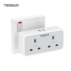 TESSAN Wall Socket Multi Plug Extension with 2 USB Port Corporate Gifts Singapore