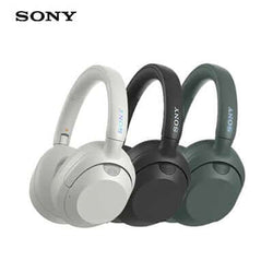 Sony Wireless Headphone ULT WH-ULT900N in three colors: white, black, and green, ideal for corporate gift.