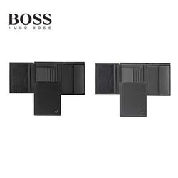 Hugo Boss Money Wallet with Flap Double B Saffiano showcasing premium leather and stylish design.