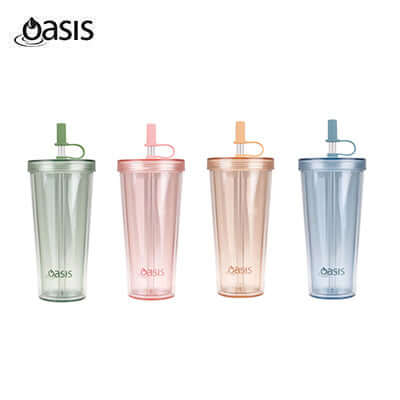 Oasis Insulated Smoothie Tumbler with Straw 520ML Corporate Gifts Singapore