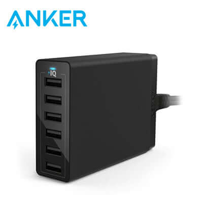 Anker PowerPort 6 Ports 60W With PowerIQ™ Charging Station Corporate Gifts Singapore