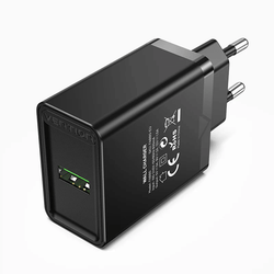 Vention 18W Single Port USB Wall Charger with Quick Charge capability, perfect for multiple devices.