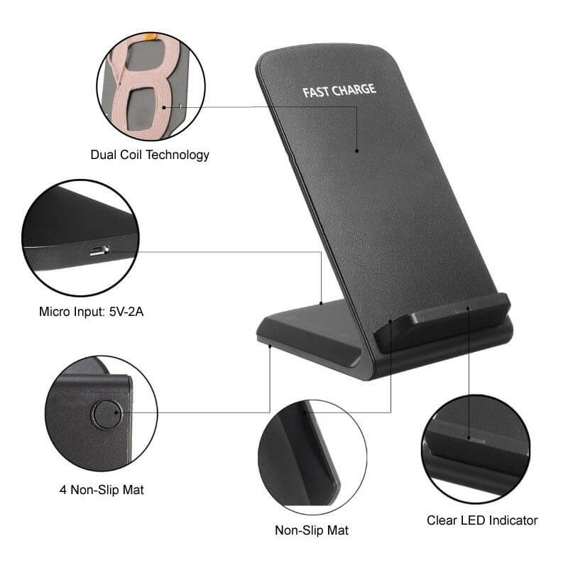 AirStand Fast Charge Wireless Charger with Phone Stand Corporate Gifts Singapore
