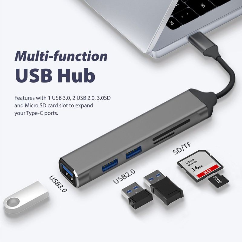 Ultra Slim 5 Ports USB Hub Corporate Gifts Singapore