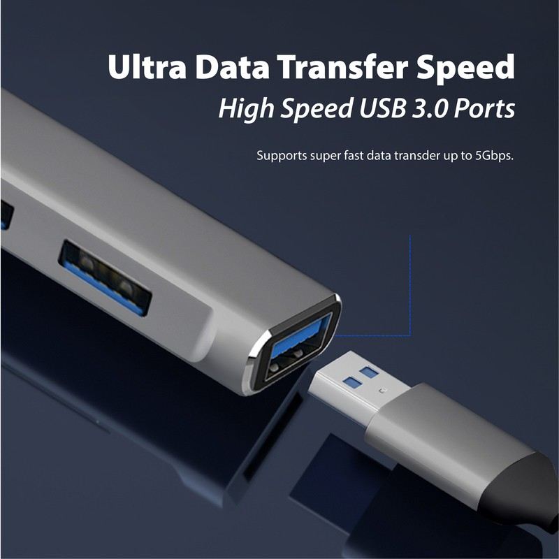 Ultra Slim 5 Ports USB Hub Corporate Gifts Singapore