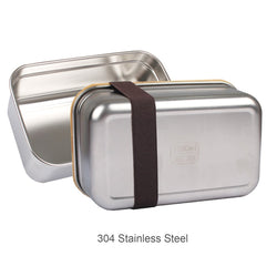 Stainless Steel Lunch Box with Bamboo Lid Corporate Gifts Singapore