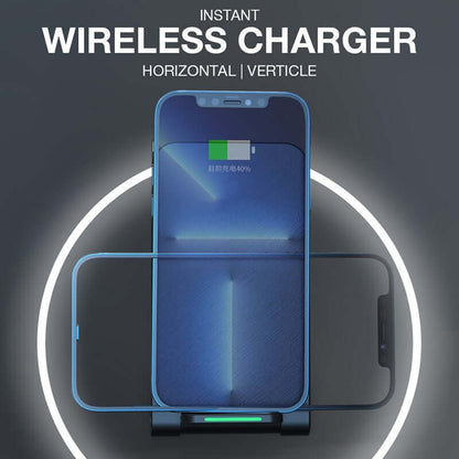 15W Dual Coil Foldable Wireless Charger Corporate Gifts Singapore