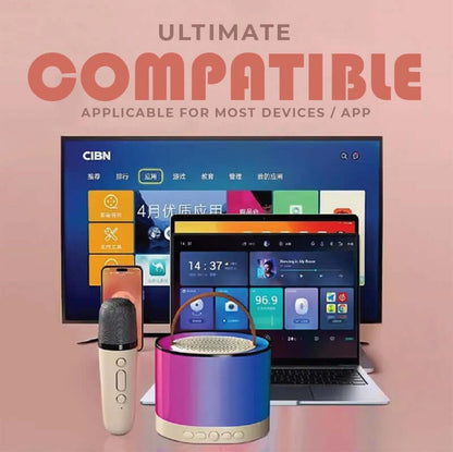 Portable Karaoke Bluetooth Speaker + Microphone Corporate Gifts Singapore