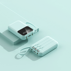 Mini Powerbank 10000mAh with 4 Built-in Cable Corporate Gifts Singapore