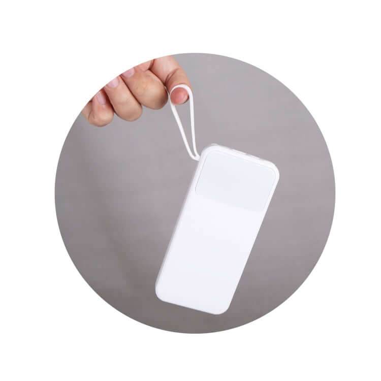 10000mAh Fast Charging Power Bank with Strap - Giftmart.sg