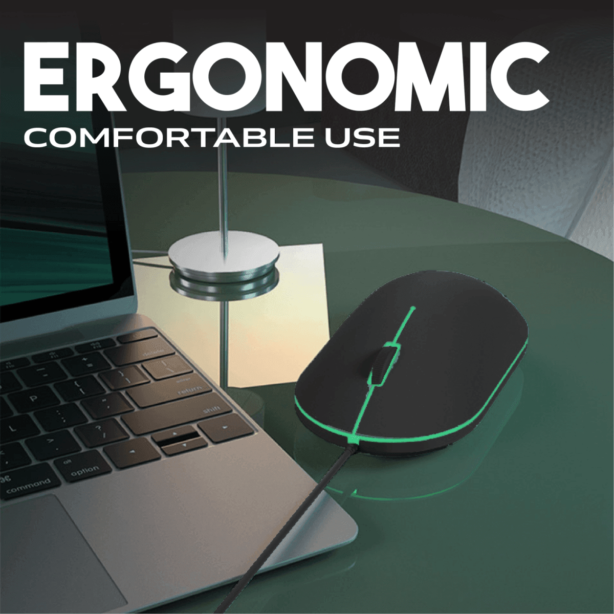 1000 DPI High Performance USB Mouse with Ergonomic Design - Giftmart.sg
