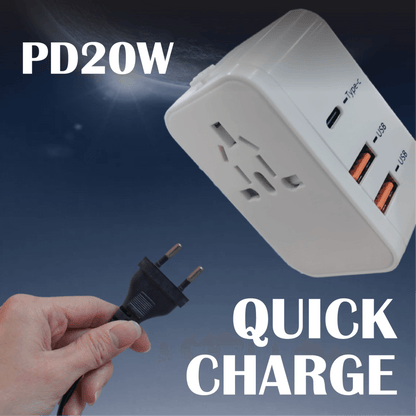 Travel Adaptor With PD20W Quick Charge Corporate Gifts Singapore