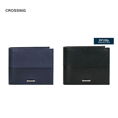 Crossing Infinite Bi-Fold Leather Wallet RFID Corporate Gifts Singapore