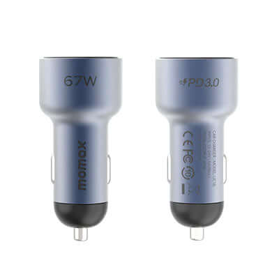Momax MoVe Dual Port Car Charger 67W Corporate Gifts Singapore