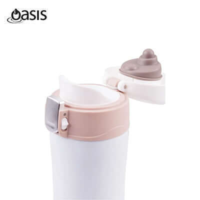Oasis Stainless Steel Flip-Top Vacuum Flask Insulated Water Bottle 450ML Corporate Gifts Singapore