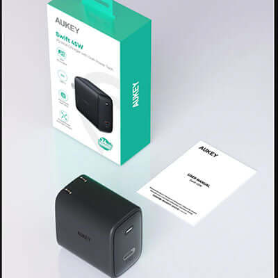 Aukey PA-F4 45W PD Wall Charger Corporate Gifts Singapore