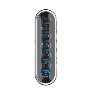 Momax 1-Charge Flow+ 6-Port GaN Charger 120W Corporate Gifts Singapore