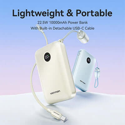 Vention Mini 10000mAh Power Bank 22.5W Corporate Gift Singapore