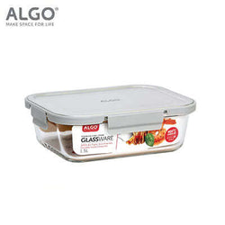 Algo Glass Food Container with Stainless Steel Cover 1500ML Corporate Gifts Singapore