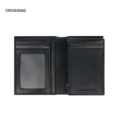 Crossing Elite Short Leather Wallet With Coin Pouch RFID Corporate Gifts Singapore