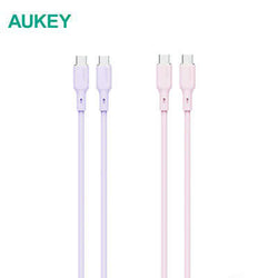 Aukey CB-SCC101/CB-SCC102 Circlet Blink 100W Silicone USB-C to USB-C Cable Corporate Gifts Singapore