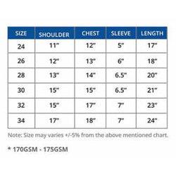 Short Sleeve T-Shirt with Matching Collar (Kids) Corporate Gifts Singapore