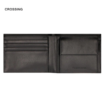 Crossing Infinite Bi-Fold Leather Wallet [12 Card Slots] RFID Corporate Gifts Singapore