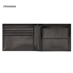 Crossing Infinite Bi-Fold Leather Wallet [12 Card Slots] RFID Corporate Gifts Singapore