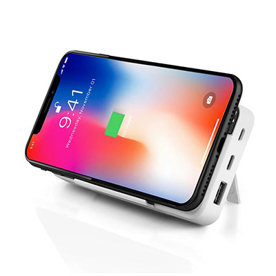 Wireless Power Bank with Phone Stand and LCD Display Corporate Gifts Singapore