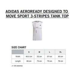 Adidas Aeroready Designed To Move Sport 3-Stripes Tank Top Corporate Gifts Singapore