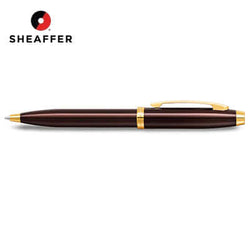 Sheaffer® Glossy Coffee Brown Ballpoint Pen With PVD Gold-Tone Trim Corporate Gifts Singapore