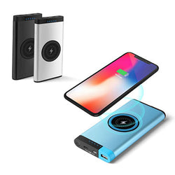 Metal Wireless Charging Power Bank 10000mAh Corporate Gifts Singapore