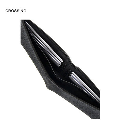 Crossing Elite Bi-fold Leather Wallet [18 Card Slots] RFID Corporate Gifts Singapore