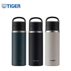 Tiger 480ml Vacuum Insulated Stainless Steel Carbonated Bottle (MKB-T048) in three color options.