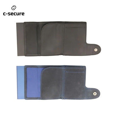 C-Secure Italian Leather Wallet With Coin Pouch Corporate Gifts Singapore