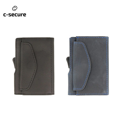 C-Secure Italian Leather Wallet With Coin Pouch Corporate Gifts Singapore