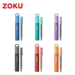 Zoku Two Tone Pocket Straw - Giftmart.sg