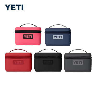 Yeti Daytrip® 3L Insulated Snack Box in five colors perfect for outdoor adventures and corporate gifts.