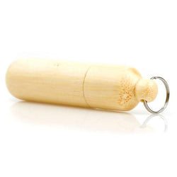 Cylinder-shaped Wooden USB Drive Corporate Gifts Singapore