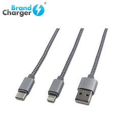 BrandCharger Trident Aluminium Charging Cable Corporate Gifts Singapore