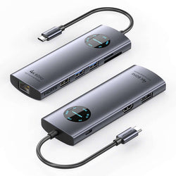 Vention 9-in-1 USB-C MST Docking Station showcasing 4K@60Hz ports for seamless workspace connectivity.